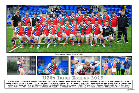 U20s Team collage example.  12"x18" only