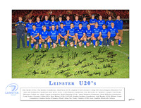 U20 signed white Team1 shot 12x16 -2