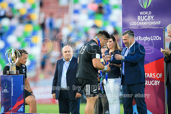 World Rugby U20 Championship Final, New Zealand v England 18th June 2017