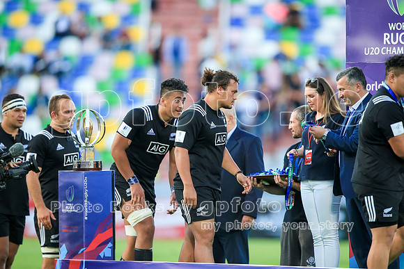 World Rugby U20 Championship Final, New Zealand v England 18th June 2017
