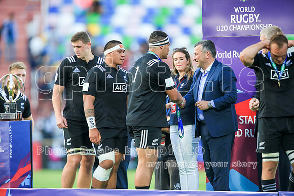 World Rugby U20 Championship Final, New Zealand v England 18th June 2017