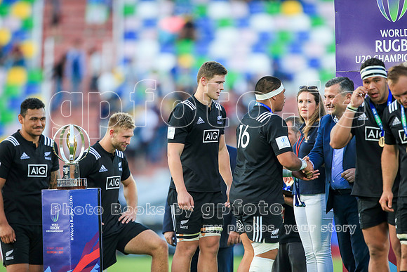 World Rugby U20 Championship Final, New Zealand v England 18th June 2017