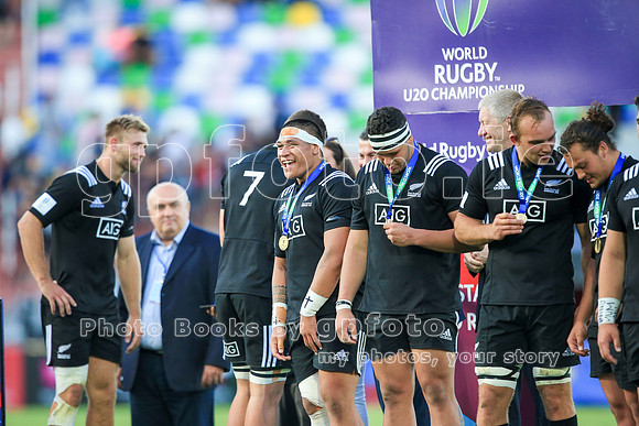 World Rugby U20 Championship Final, New Zealand v England 18th June 2017