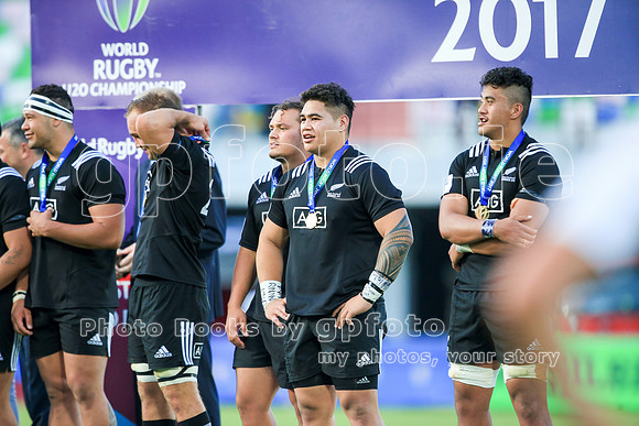 World Rugby U20 Championship Final, New Zealand v England 18th June 2017