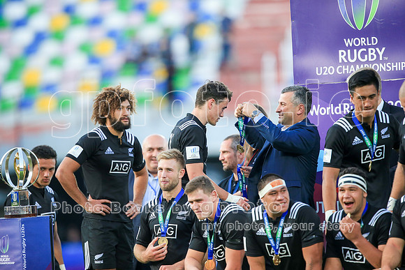 World Rugby U20 Championship Final, New Zealand v England 18th June 2017