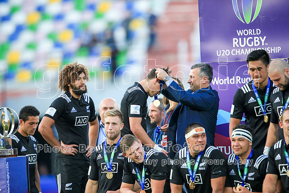 World Rugby U20 Championship Final, New Zealand v England 18th June 2017