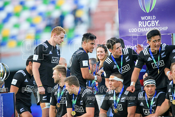 World Rugby U20 Championship Final, New Zealand v England 18th June 2017