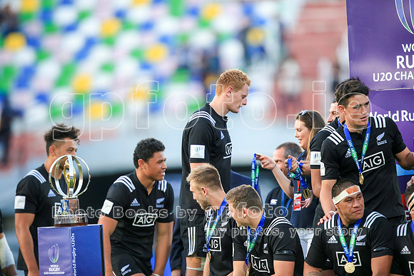 World Rugby U20 Championship Final, New Zealand v England 18th June 2017