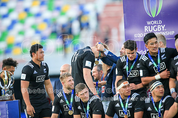 World Rugby U20 Championship Final, New Zealand v England 18th June 2017