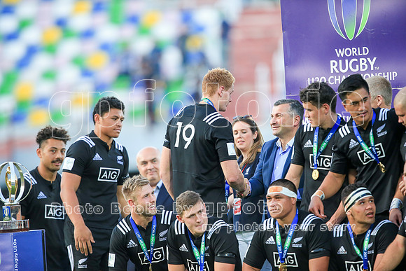 World Rugby U20 Championship Final, New Zealand v England 18th June 2017
