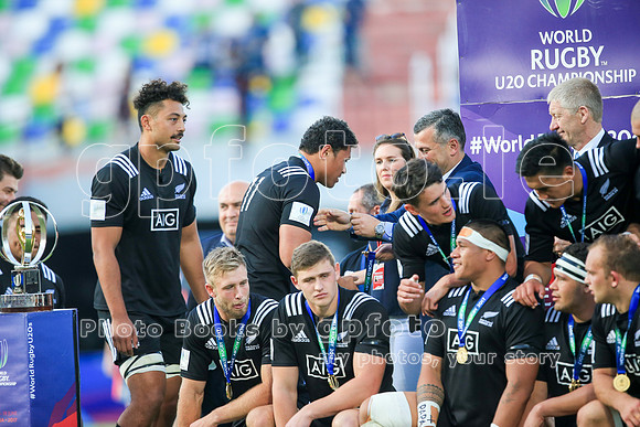 World Rugby U20 Championship Final, New Zealand v England 18th June 2017