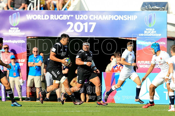 World Rugby U20 Championship Final, New Zealand v England 18th June 2017