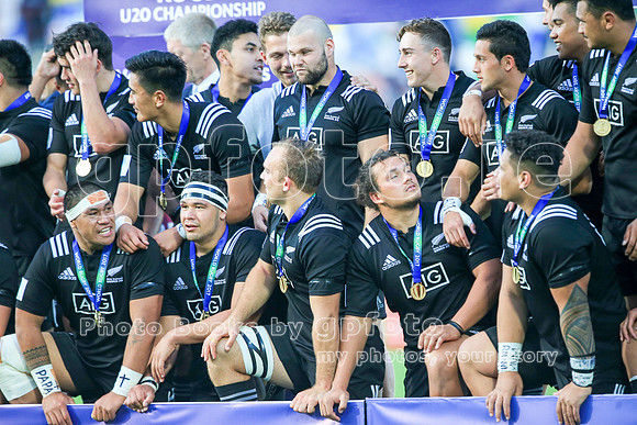 World Rugby U20 Championship Final, New Zealand v England 18th June 2017