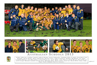 Personalized signed  team collage 12x17 Print $75