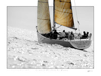 Grand Cru B&W- kevlar sails sailing out